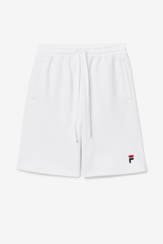 Fila Shorts Kasta Mens White - India HGA-039258